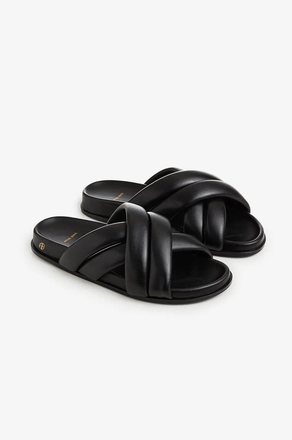 Anine Bing - Lizzie Slides in Black