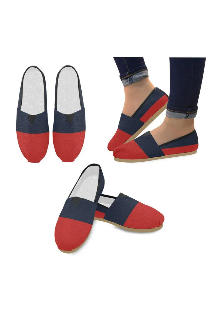 Blue & Red Unisex Casual Shoes