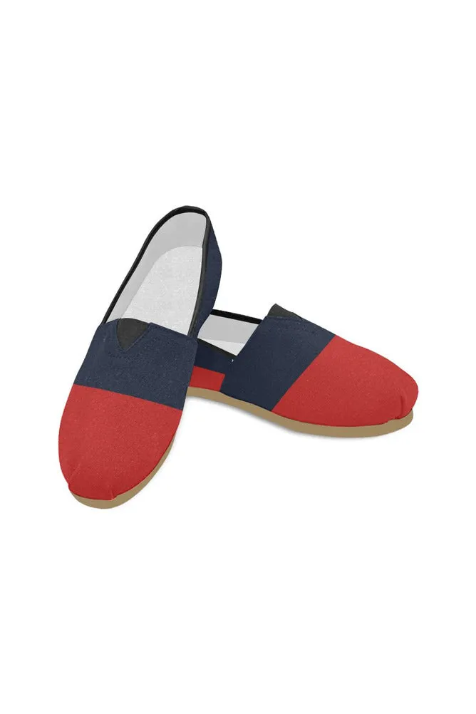 Blue & Red Unisex Casual Shoes