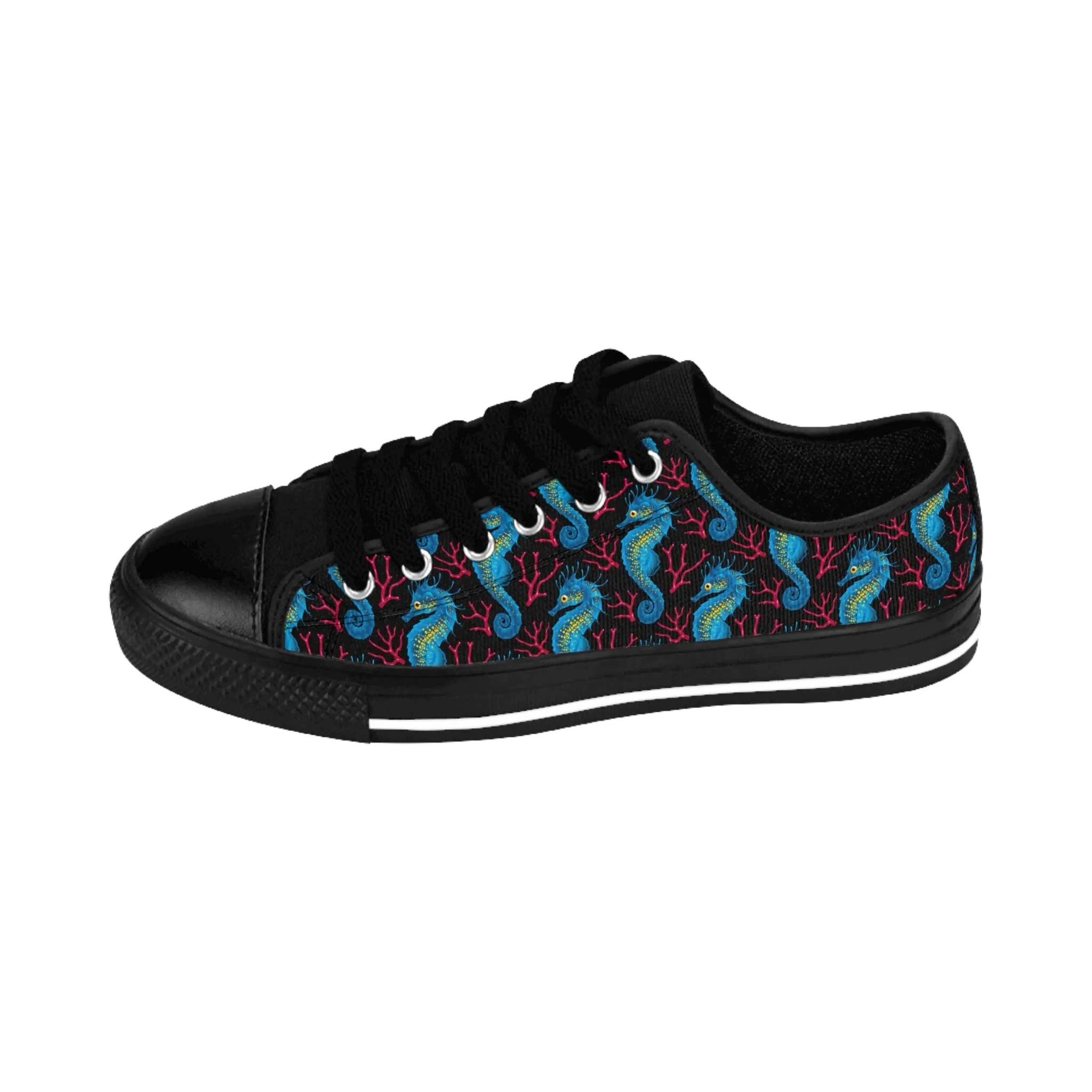 Blue Seahorses Men's Sneakers