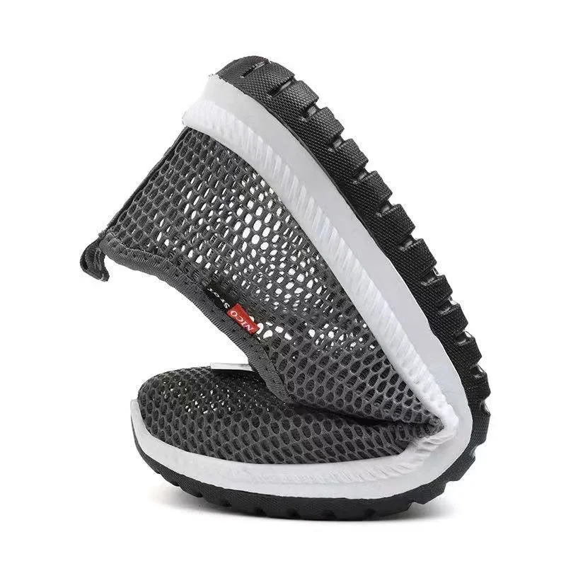 Breathable Mesh Slip-On Sneakers