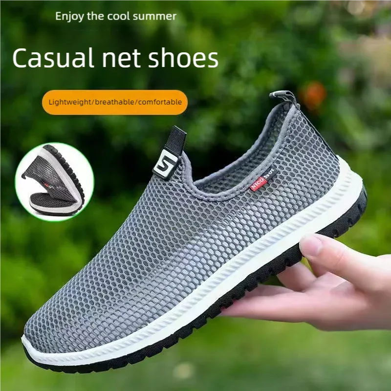 Breathable Mesh Slip-On Sneakers