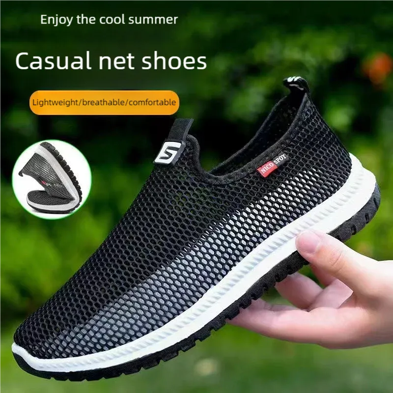 Breathable Mesh Slip-On Sneakers