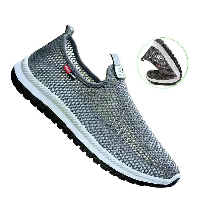 Breathable Mesh Slip-On Sneakers