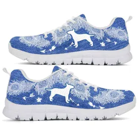 Bull Terrier Sneaker, Bull Terrier Dog Lovers Sneakers Running Shoes Gift Women Men, Bull Terrier Shoes