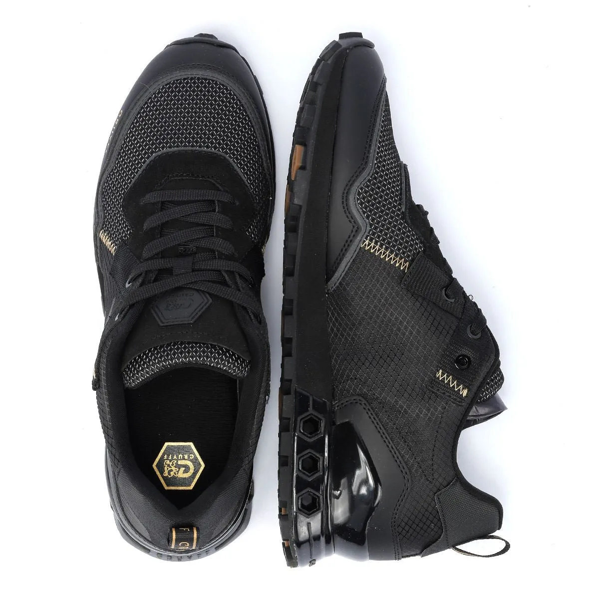 Cruyff Superbia Men's Black/Gold Trainers