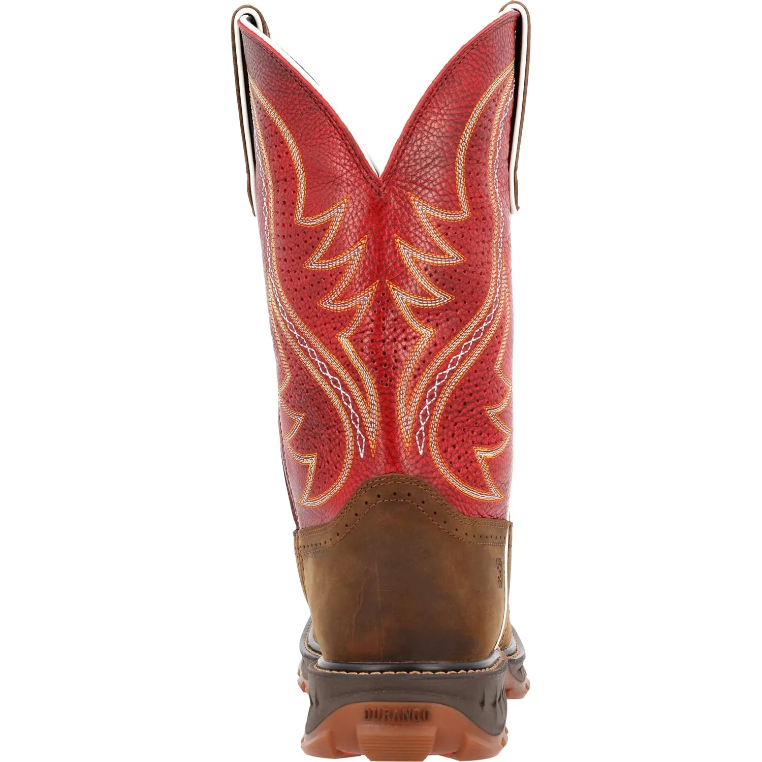 Durango Mens Maverick XP ST Ventilated Crimson Leather Work Boots