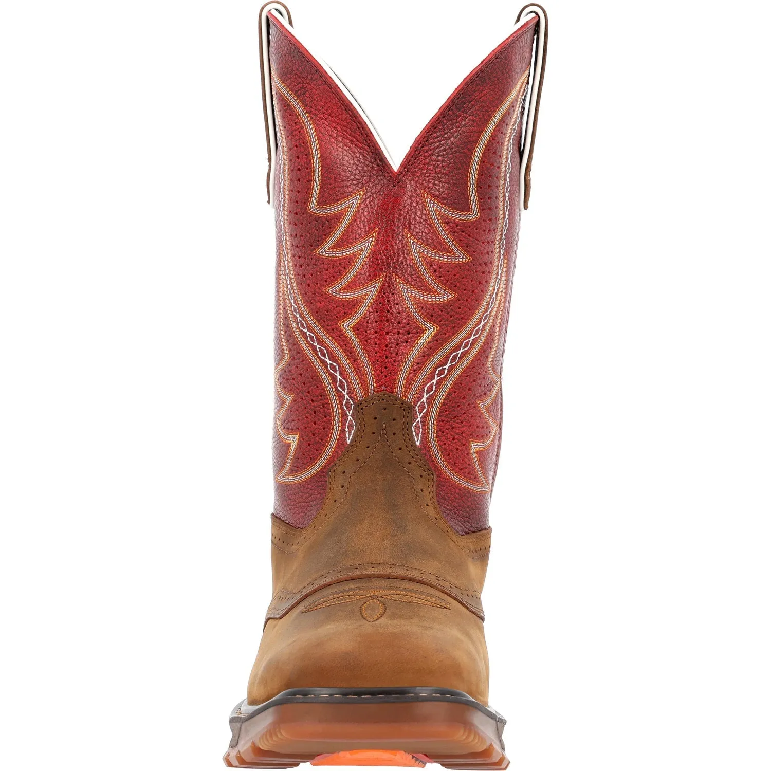 Durango Mens Maverick XP ST Ventilated Crimson Leather Work Boots