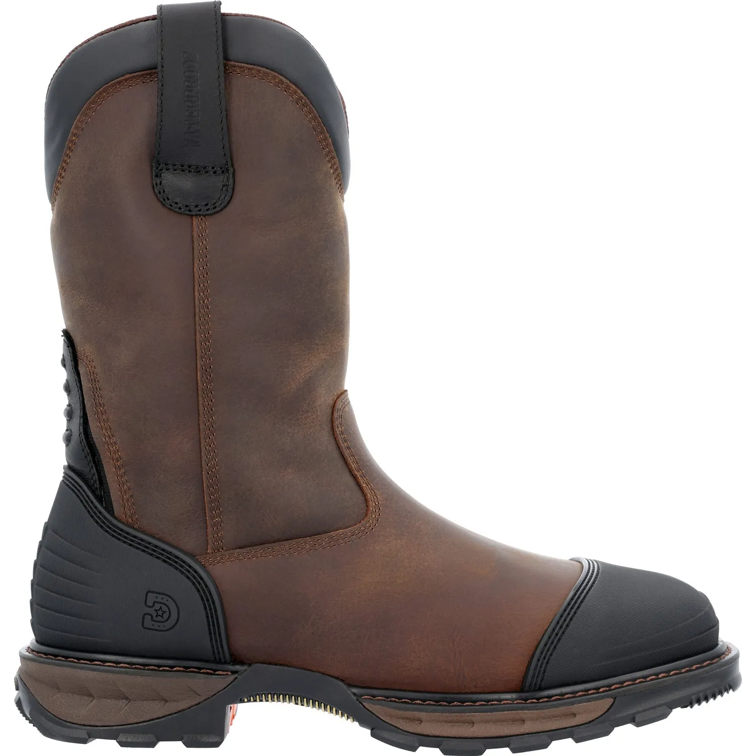 Durango Mens Maverick XP ST WP Grizzly Brown Leather Work Boots