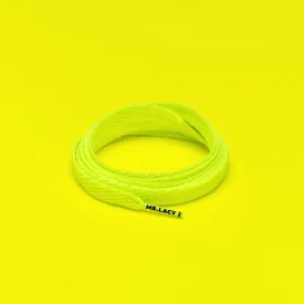 Flatties Shoelaces · Neon Lime Yellow