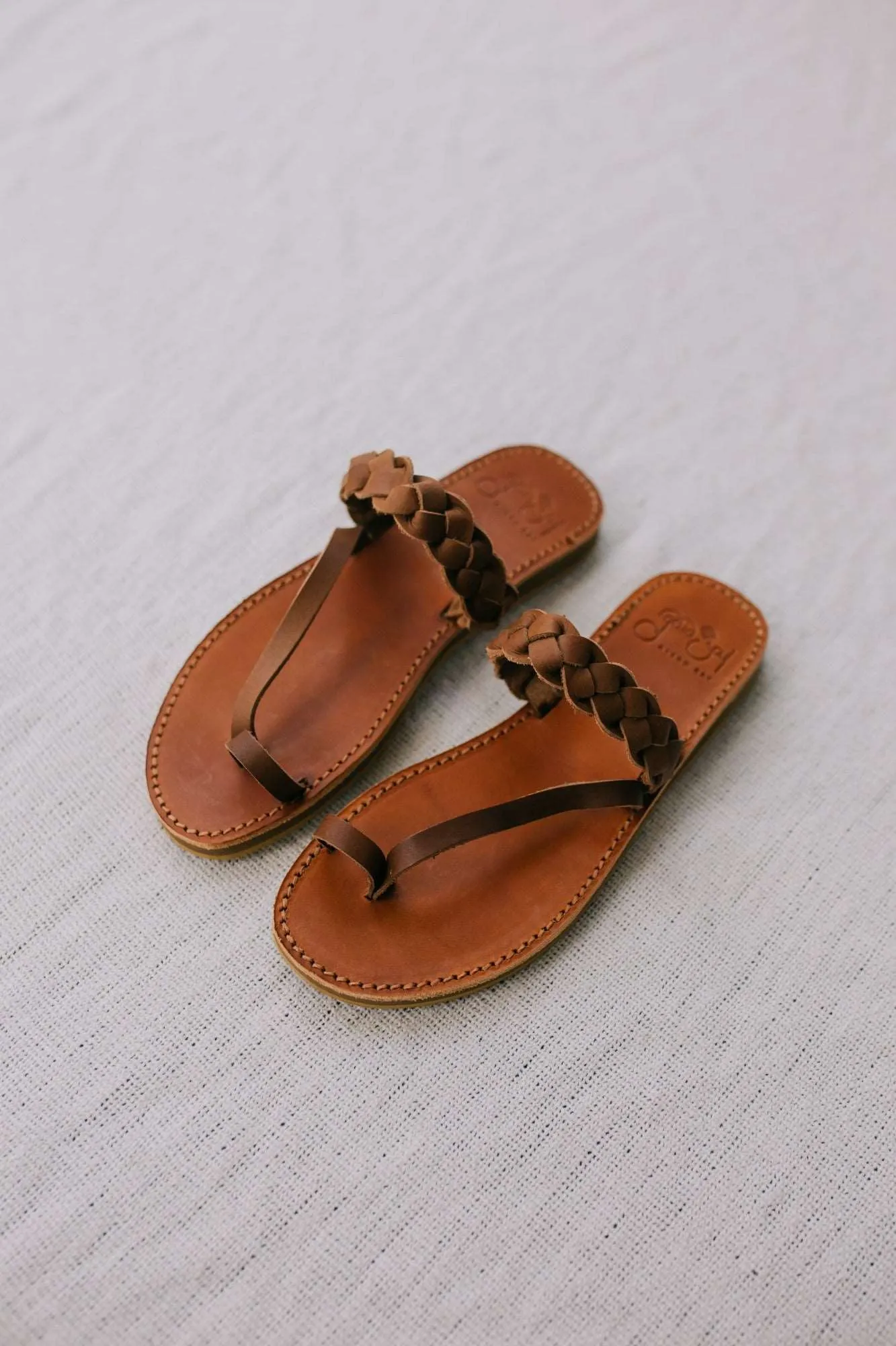 Griegas Sandals - Moka Leather