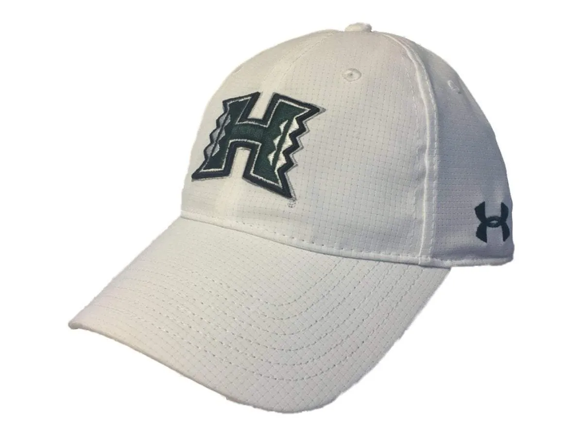 Hawaii Rainbow Warriors Under Armour White Airvent Coolswitch Sideline Hat Cap