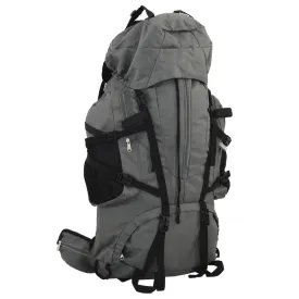 Hiking Backpack Grey 60 L Oxford Fabric