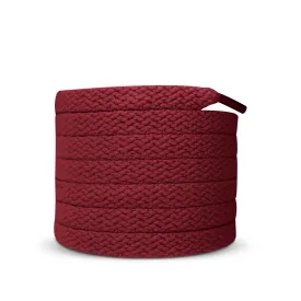 Jordan 1 Laces Basics Flat Thin - Burgundy Laces