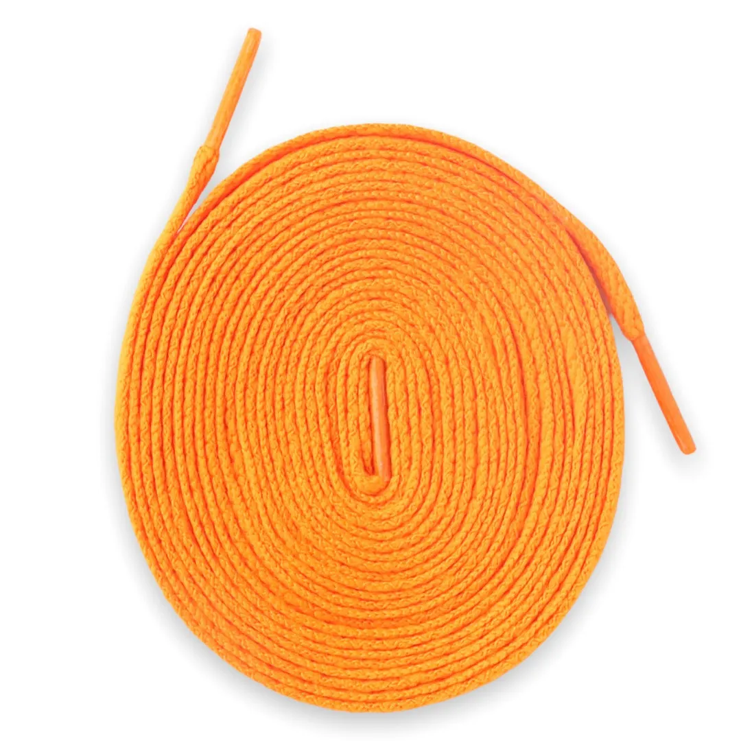 Jordan 1 Laces Basics Flat Thin - Mandarin Orange Laces