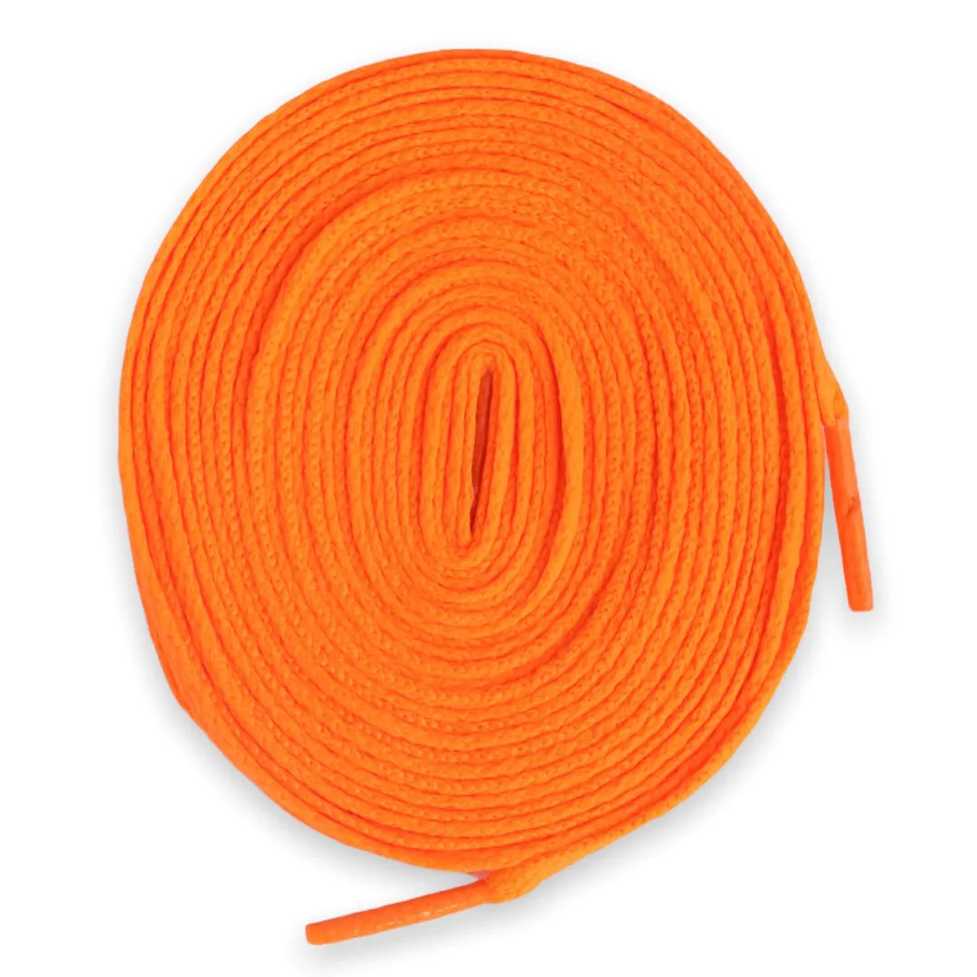 Jordan 1 Laces Basics Flat Thin - Vibrant Orange Laces