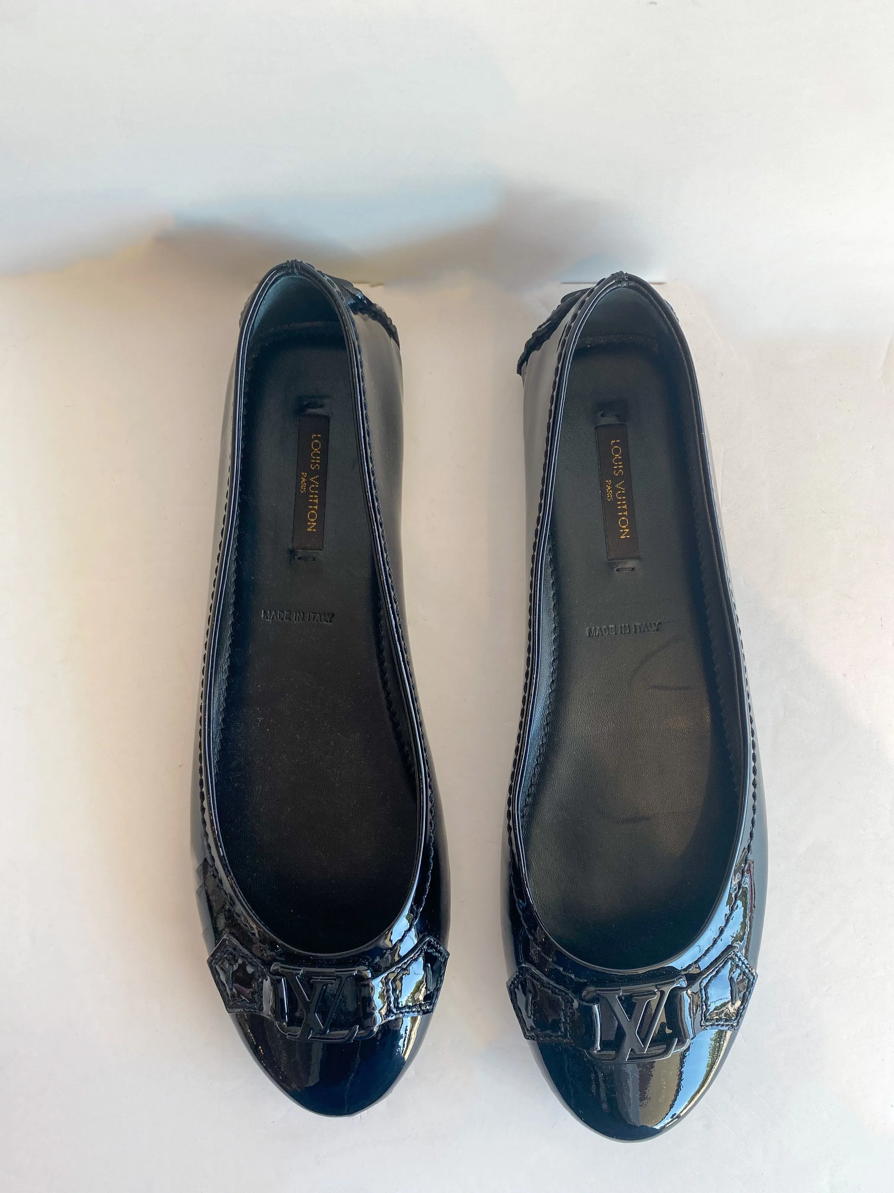 Louis Vuitton Patent Leather Ballet Flats