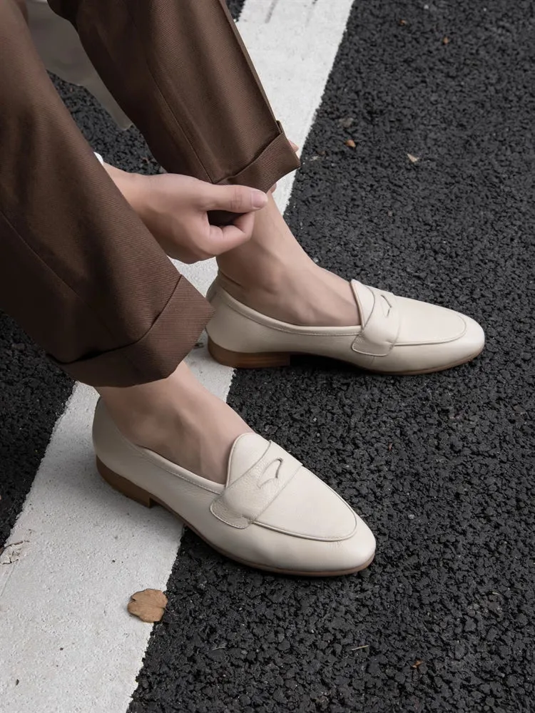 Men's Leather Penny Loafers