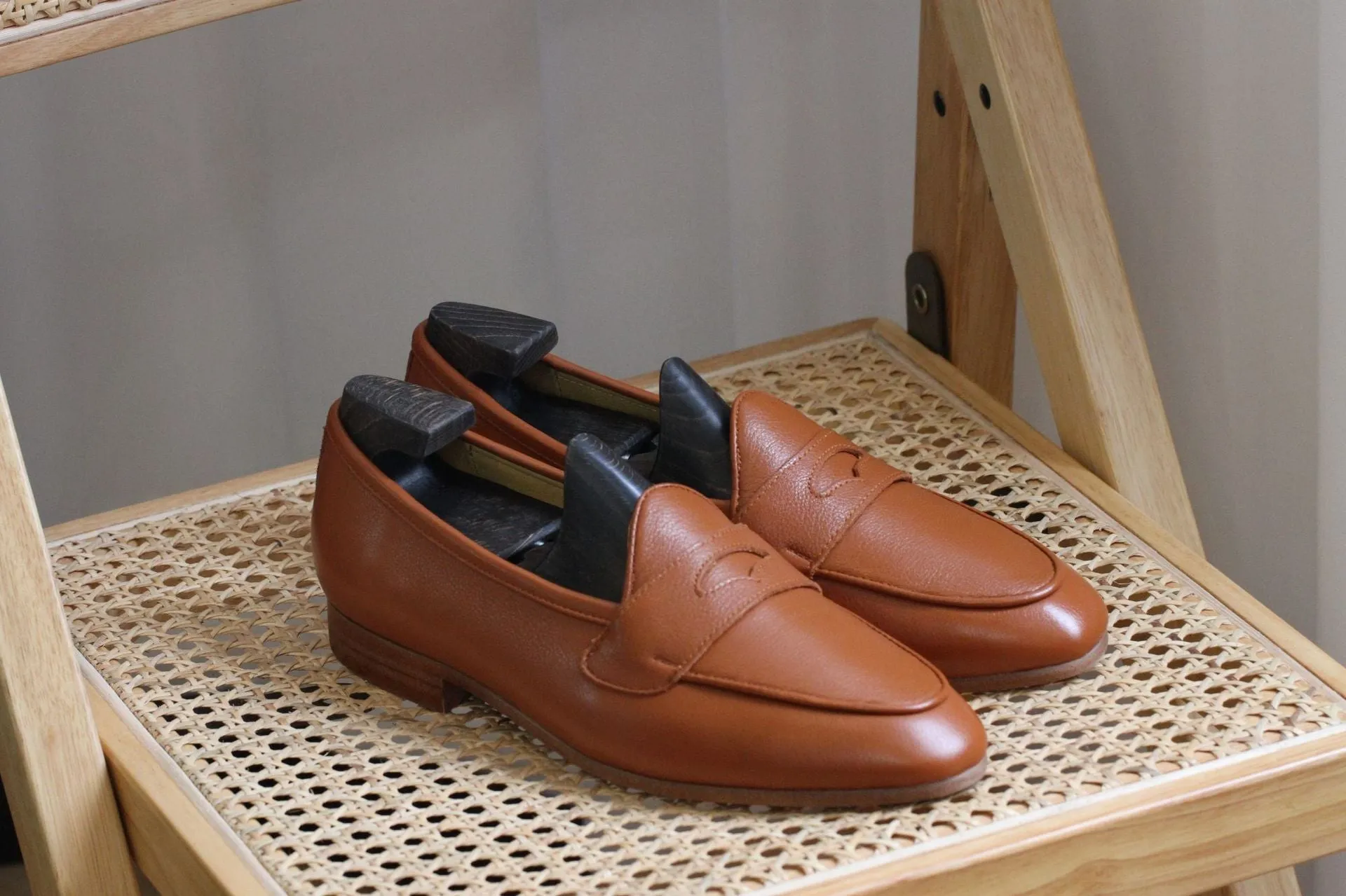 Men's Leather Penny Loafers