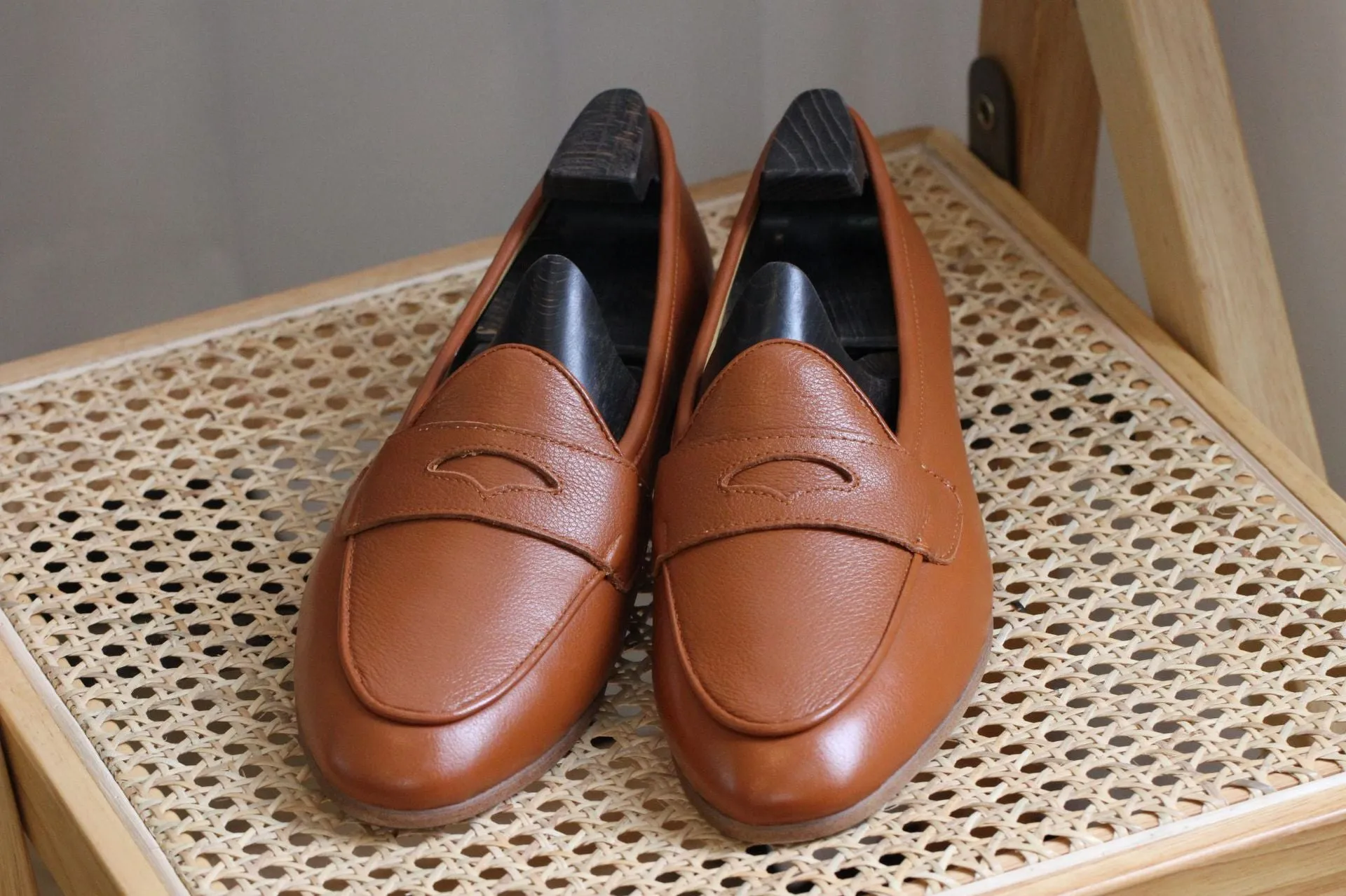 Men's Leather Penny Loafers