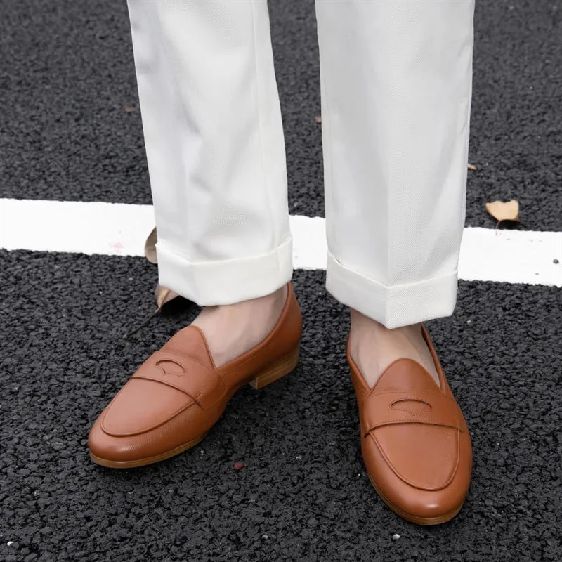 Men's Leather Penny Loafers