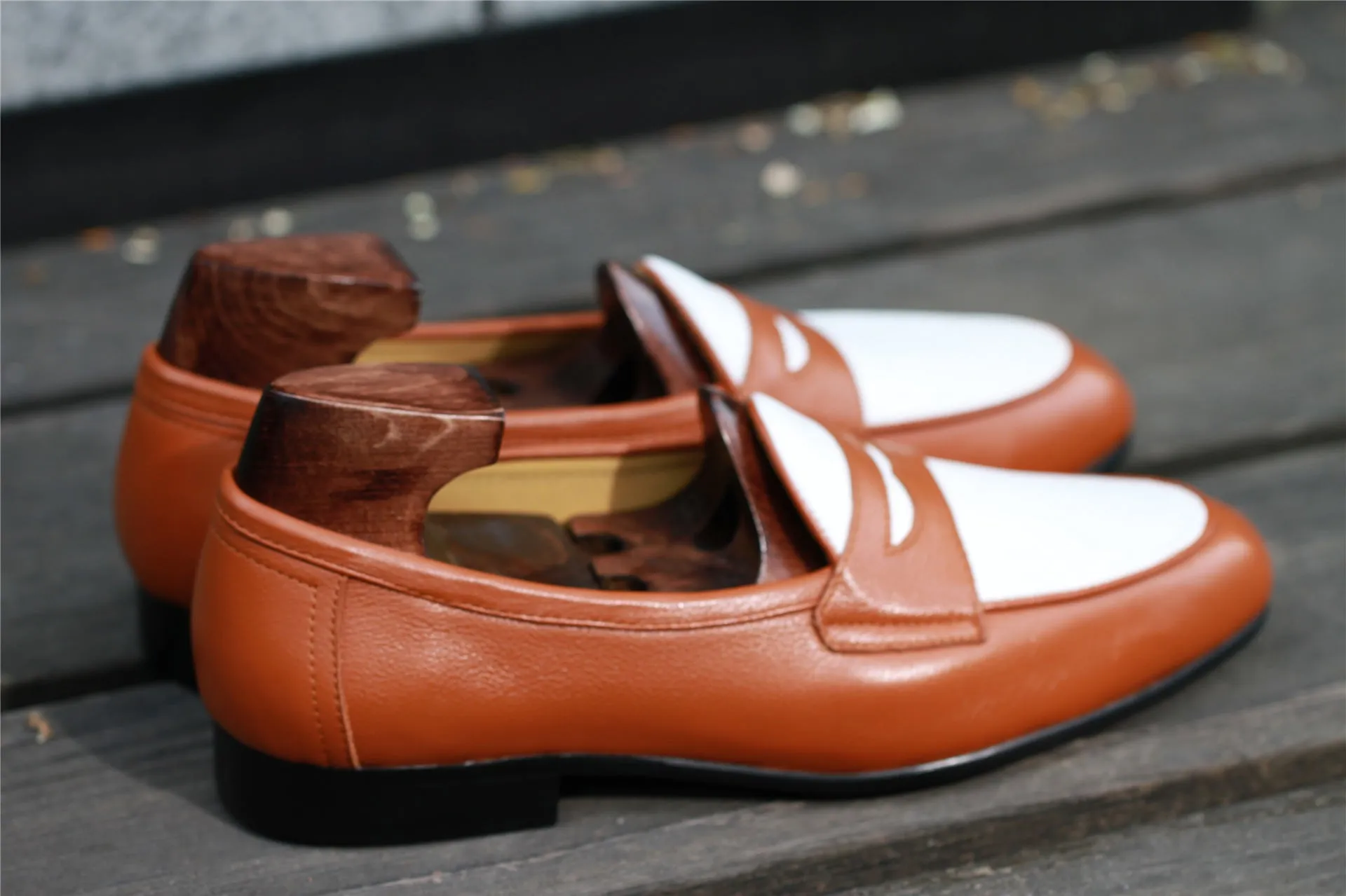 Men's Leather Penny Loafers