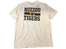 Missouri Tigers Under Armour Heatgear White Ultra Soft Performance T-Shirt (L)