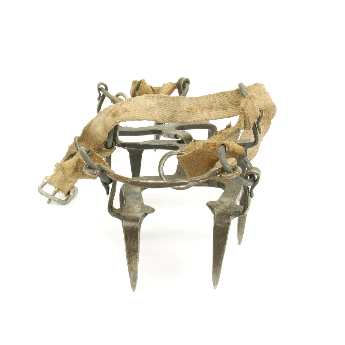 Original German WWII Mountain Troops Gebirgsjäger Crampons