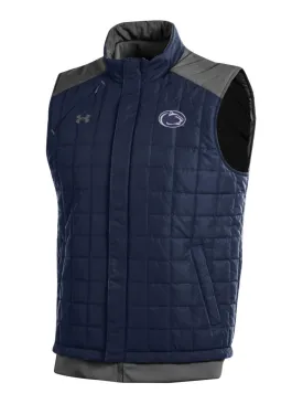 Penn State Nittany Lions Under Armour Navy Storm Loose Coldgear Full Zip Vest