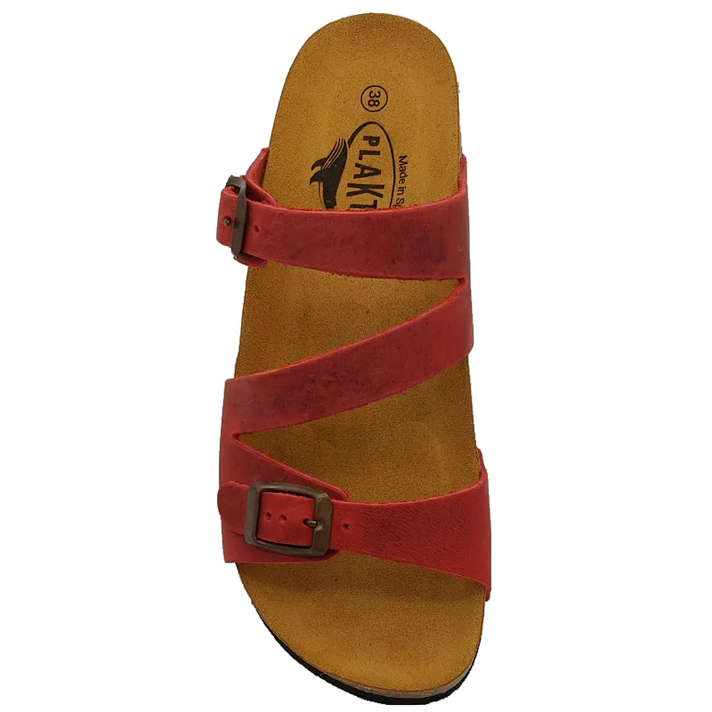 Plakton Seville Mid Women's Waxy Leather Upper Sandals