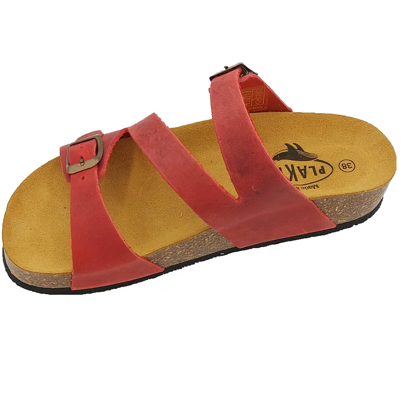 Plakton Seville Mid Women's Waxy Leather Upper Sandals