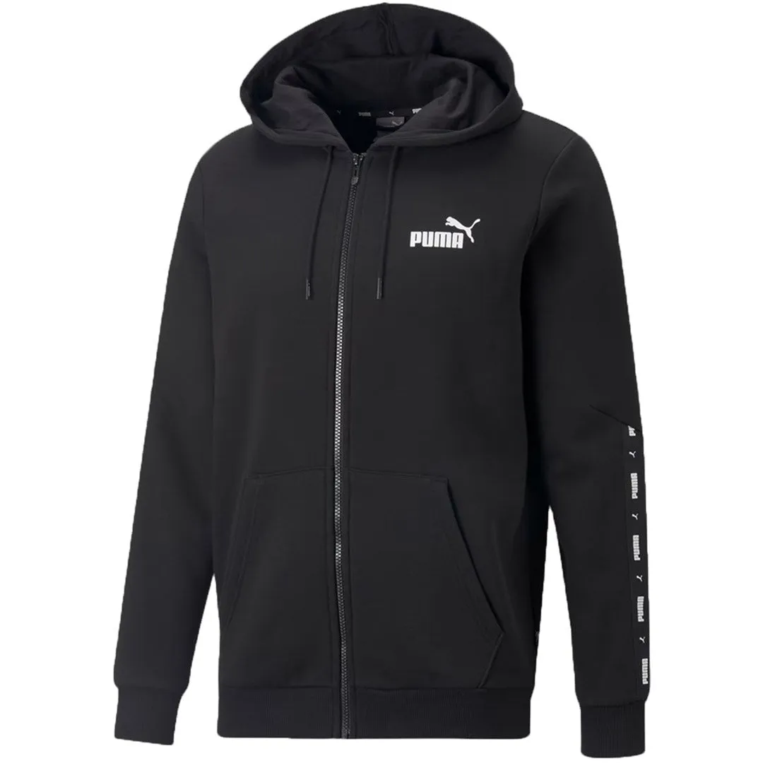 Puma Ess  Tape Full-Zip Hoodie Fl Black 670270 01