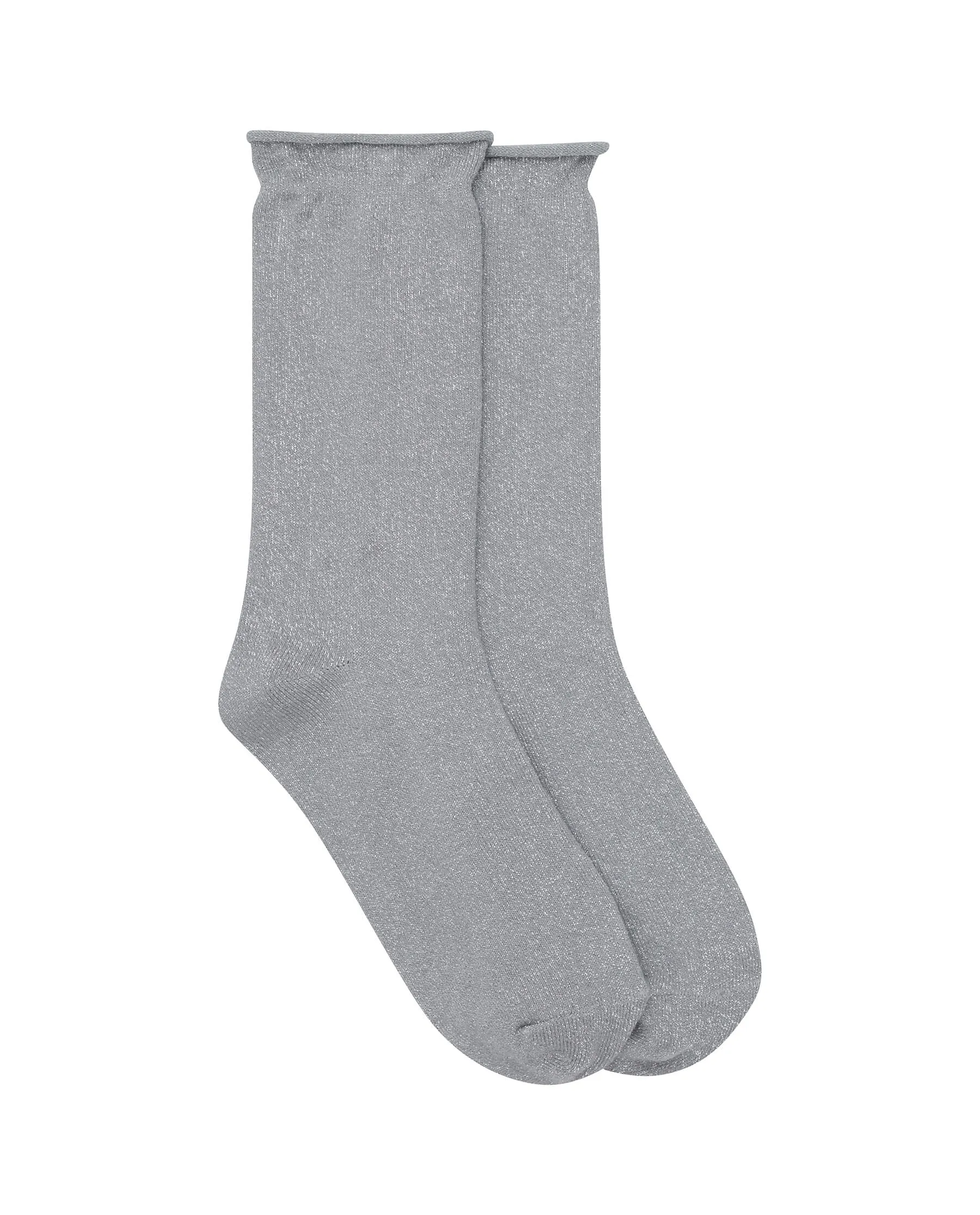 The Lurex Sock. -- Silver