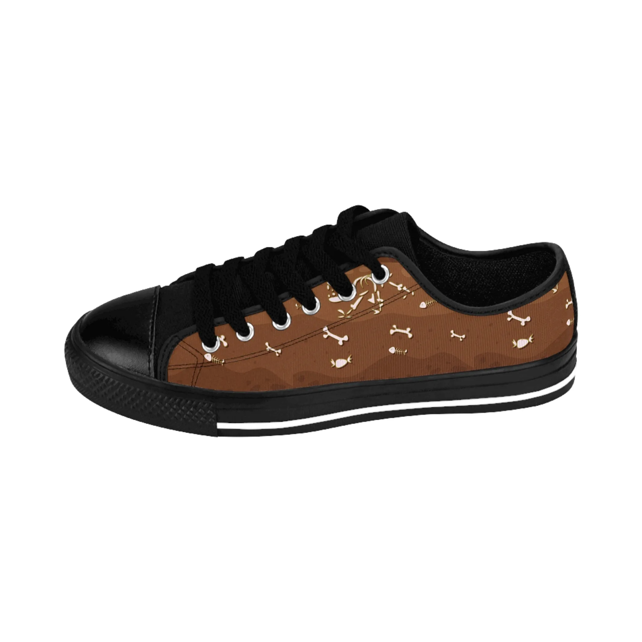 Underground Dinosaur Bones Men's Sneakers