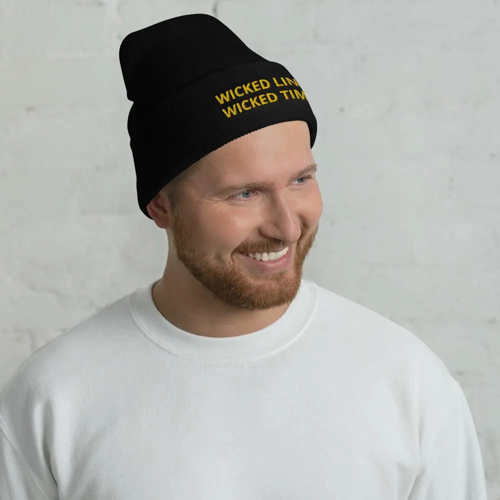 Wicked Times Rock Climbing Cuffed Beanie