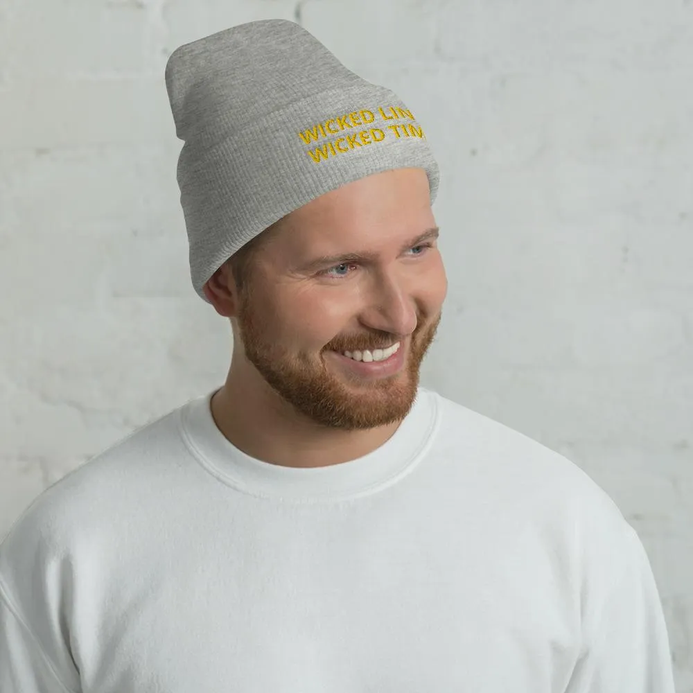 Wicked Times Rock Climbing Cuffed Beanie